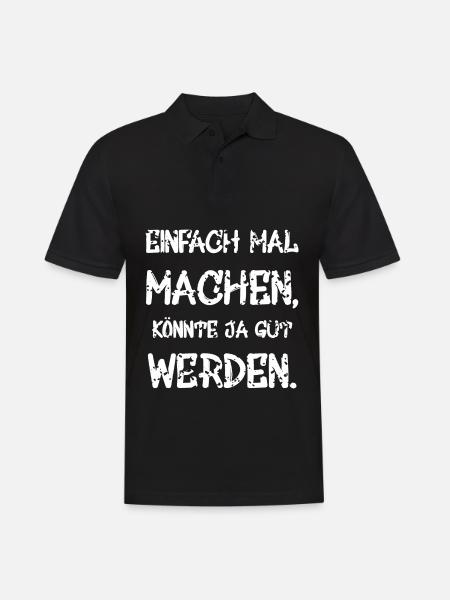 Faites que ça puisse être bon. - Polo Homme - noir