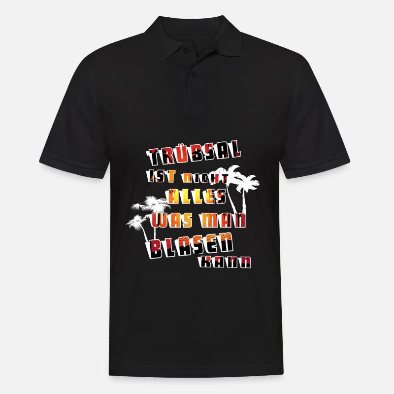 Witziger Spruch - Männer Poloshirt - Schwarz