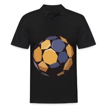 Handball Sticker Handballs Ball Training - Polo Homme - noir - Devant - Kai (181cm)