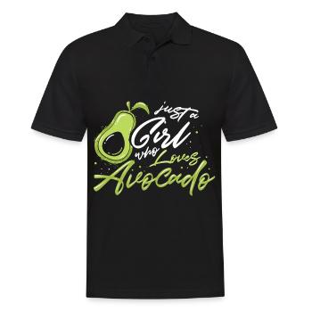 Avocado - Männer Poloshirt - Schwarz - Vorne - Kai (181cm)