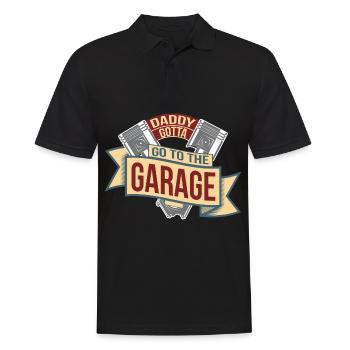Cadeau de fête des pères pour papa pour la fête des hommes - Polo Homme - noir - Devant - Kai (181cm)