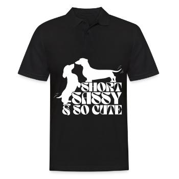 Dachshund Dog Dachshund Dog Breed Dachshund - Men's Polo Shirt - black - Front - Kai (181cm)