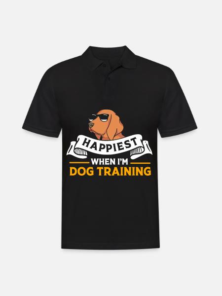 Dog trainer - Men's Polo Shirt - black