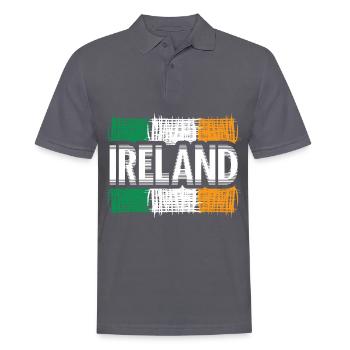 Irland Kobolde - Männer Poloshirt - Anthrazit - Vorne - Nico (186cm)