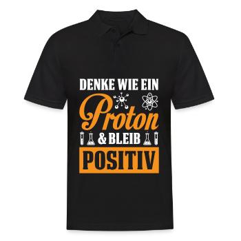 Chemie Chemiker Labor Wissenschaft Nerd Geschenk - Männer Poloshirt - Schwarz - Vorne - Kai (181cm)