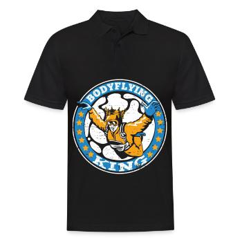 Indoor Skydiving - Men's Polo Shirt - black - Front - Kai (181cm)