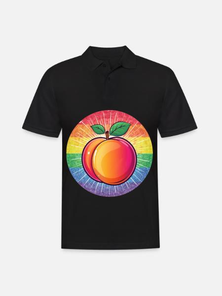 Pêche LGBTQ - Polo Homme - noir