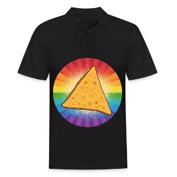 LGBTQ Nacho - Polo Homme - noir - Devant - Kai (181cm)