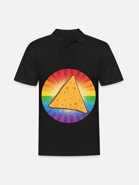 LGBTQ Nacho - Männer Poloshirt - Schwarz