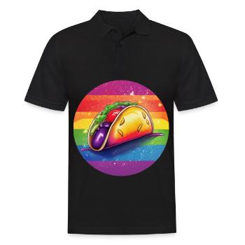 LGBTQ Taco - Polo Homme - noir - Devant - Kai (181cm)