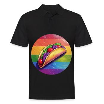 LGBTQ Taco - Men's Polo Shirt - black - Front - Kai (181cm)