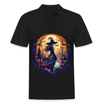 Gruseliges Halloween-partykostüm Hexe - Polo Homme - noir - Devant - Kai (181cm)