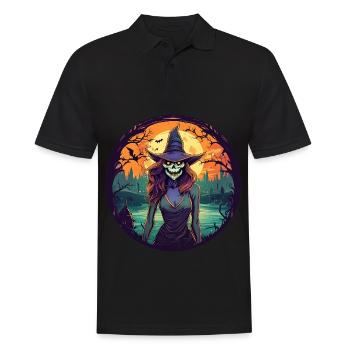 Gruseliges Halloween-partykostüm Hexe - Polo Homme - noir - Devant - Kai (181cm)