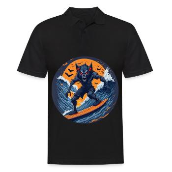 Gruseliges Halloween-partykostüm Werwolf Beim - Polo Homme - noir - Devant - Kai (181cm)