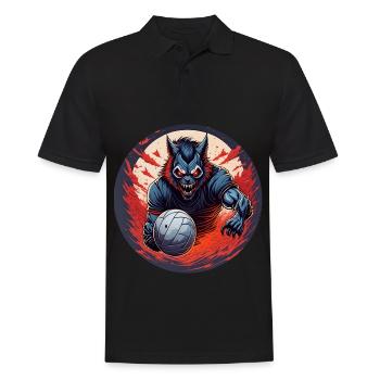 Spooky Halloween party costume - Men's Polo Shirt - black - Front - Kai (181cm)
