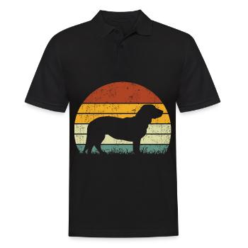 Alpine Dachsbracke Vintage Dog Owners - Men's Polo Shirt - black - Front - Kai (181cm)