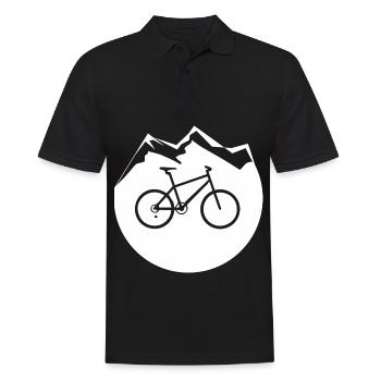 Cercle - Montagne - Cyclisme - (3) - Polo Homme - noir - Devant - Kai (181cm)