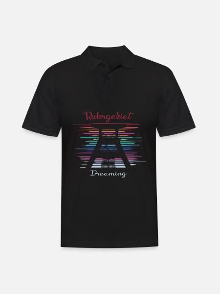 Ruhrgebiet Dreaming - Männer Poloshirt - Schwarz