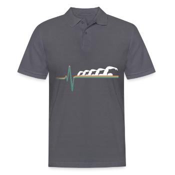 Maillot de bain de piscine - Polo Homme - charbon - Devant - Nico (186cm)