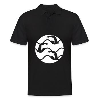 Maillot de bain cadeau de piscine passe-temps de baignade - Polo Homme - noir - Devant - Kai (181cm)