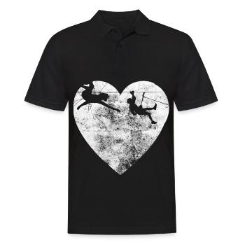 Coeur - Escalade - - Polo Homme - noir - Devant - Kai (181cm)