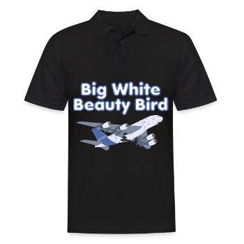 Geschenk - Männer Poloshirt - Schwarz - Vorne - Kai (181cm)
