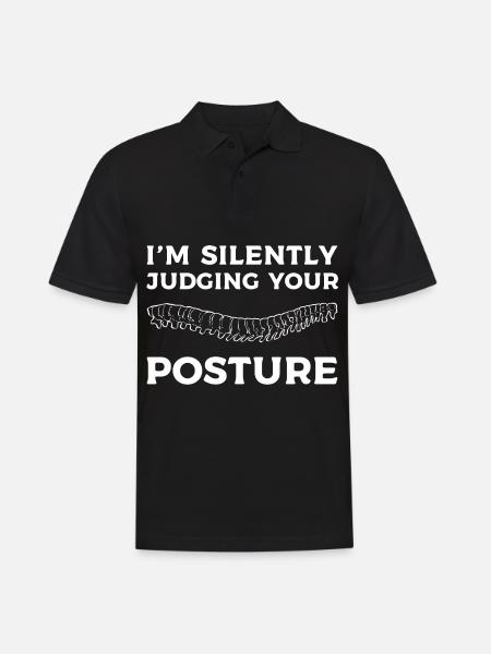 Physiotherapy Physiotherapist Chiropractic Chiro - Men's Polo Shirt - black