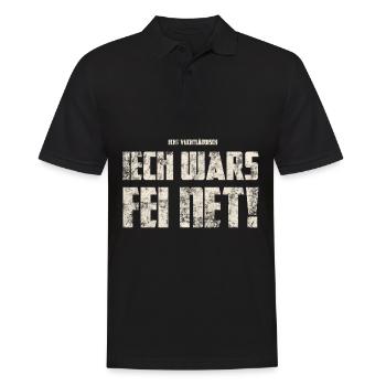Je suis Larive! Origines - Polo Homme - noir - Devant - Kai (181cm)