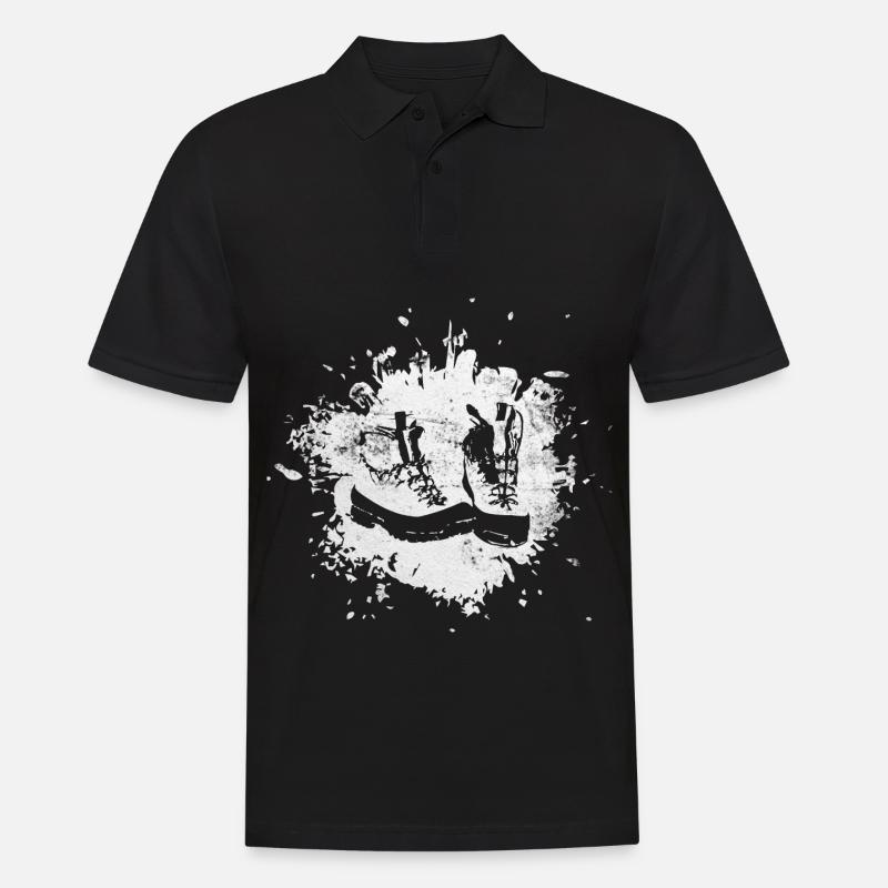 Spritzer - Wanderschuhe - (2) - Männer Poloshirt - Schwarz