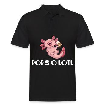 Cadeau de fête des pères pour papa pour la fête des hommes - Polo Homme - noir - Devant - Kai (181cm)