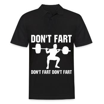 Ne pète pas Ne pète pas Fitness - Polo Homme - noir - Devant - Kai (181cm)