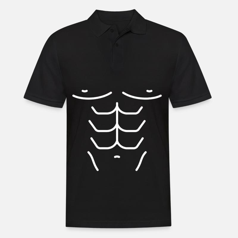 Sixpack à emporter! - Polo Homme - noir