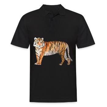 Tigre - Polo Homme - noir - Devant - Kai (181cm)