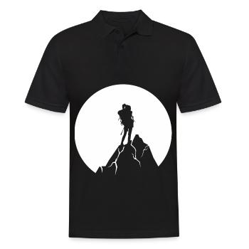 Lune - Randonnée - (5) - Polo Homme - noir - Devant - Kai (181cm)