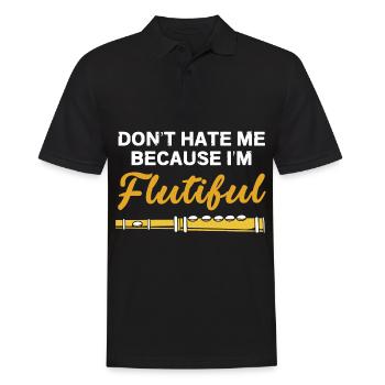 Flûte - Polo Homme - noir - Devant - Kai (181cm)