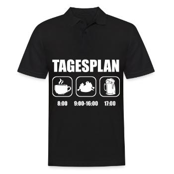 Rafting Wildwasser Kanu Kajak - Männer Poloshirt - Schwarz - Vorne - Kai (181cm)