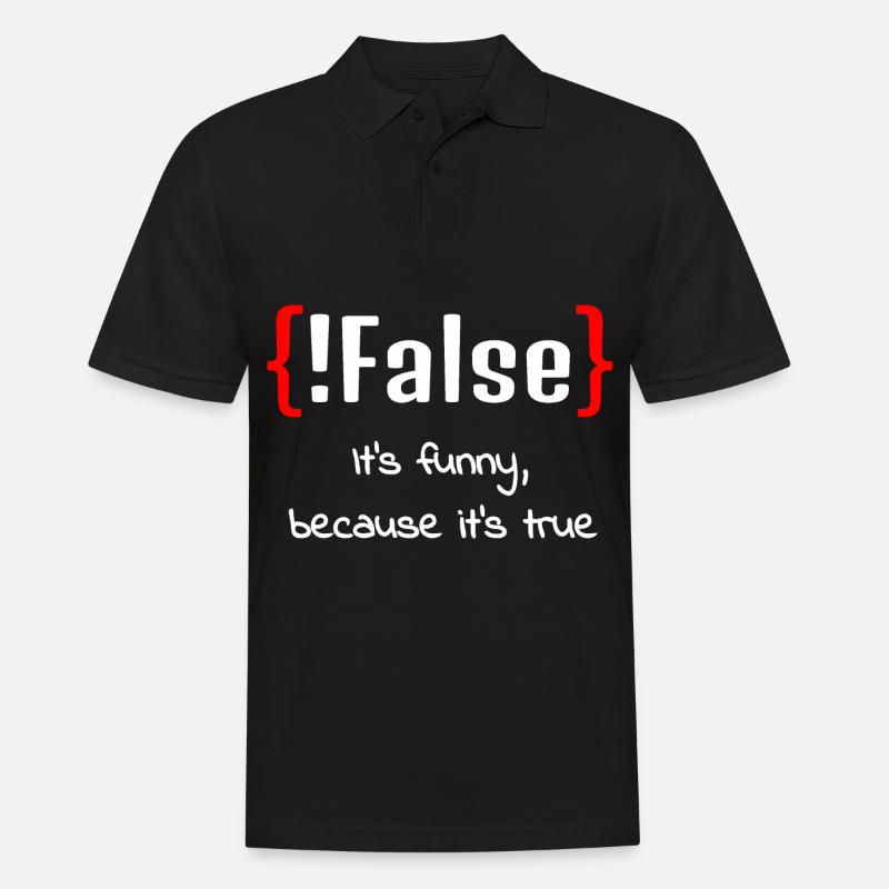 IT Informatik Informatiker Computerarbeit Geschenk - Männer Poloshirt - Schwarz