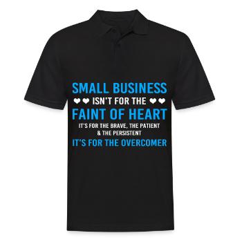 Unternehmer Workaholic - Männer Poloshirt - Schwarz - Vorne - Kai (181cm)