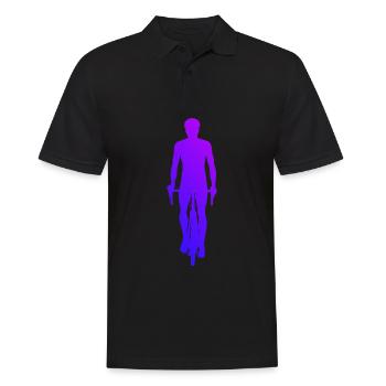 Vélo Cyclisme Vélo VTT VTT Vélo - Polo Homme - noir - Devant - Kai (181cm)