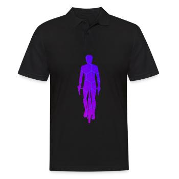 VTT VTT Femmes Vélo Vélo - Polo Homme - noir - Devant - Kai (181cm)
