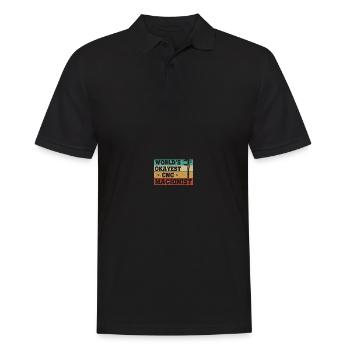 Mechanic CNC operator CNC milling cutter - Men's Polo Shirt - black - Front - Kai (181cm)