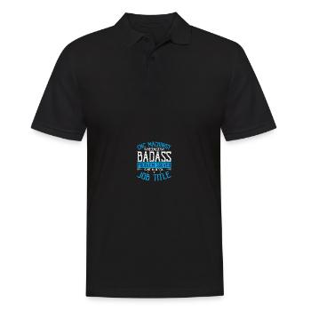 Opérateur CNC mécanicien fraiseuse CNC - Polo Homme - noir - Devant - Kai (181cm)
