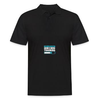 Neurologist Neurosurgery Neurosurgeon - Men's Polo Shirt - black - Front - Kai (181cm)
