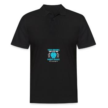 Neurologist Neurosurgery Neurosurgeon - Men's Polo Shirt - black - Front - Kai (181cm)