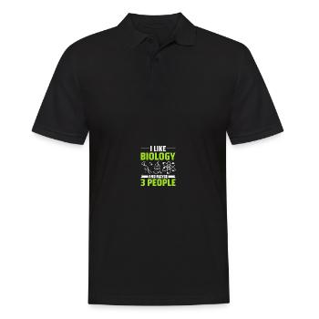 Science de l’ADN Biologiste Biologie - Polo Homme - noir - Devant - Kai (181cm)