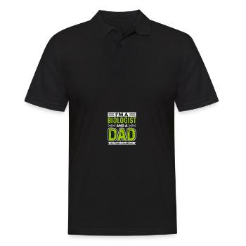 Science de l’ADN Biologiste Biologie - Polo Homme - noir - Devant - Kai (181cm)