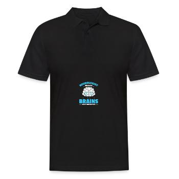 Neurosurgeon Neuroscience Neurology Neurol - Men's Polo Shirt - black - Front - Kai (181cm)