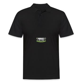 Science Microbiology Microbiologist - Men's Polo Shirt - black - Front - Kai (181cm)