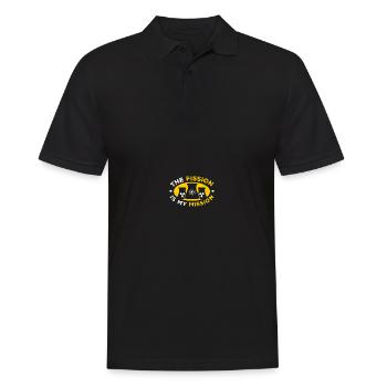 Médecine nucléaire Ingénieur nucléaire radioactif - Polo Homme - noir - Devant - Kai (181cm)