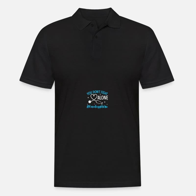 Onkologe Onkologieschwester - Männer Poloshirt - Schwarz